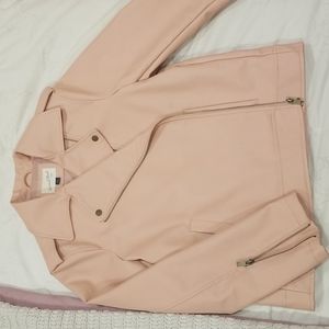 🧥 NWOT UNIVERSAL THREAD PINK FAUX LEATHER JACKET